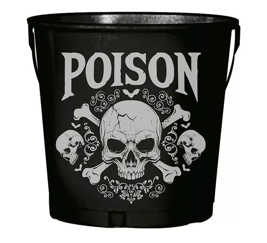 Translation missing: de."Cubo Metal ""Poison"" de 19x23 cm"