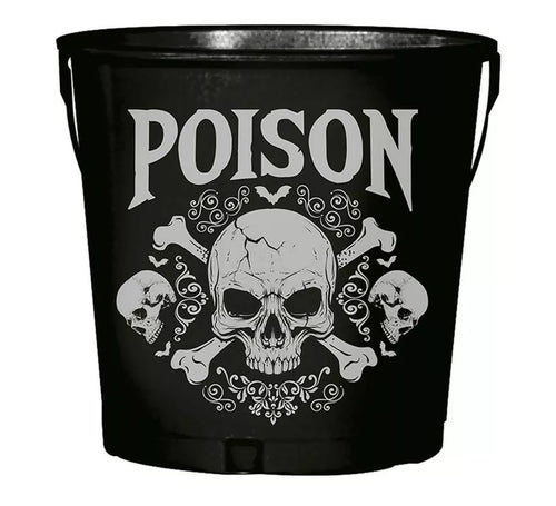 "Cubo Metal ""Poison"" de 19x23 cm"
