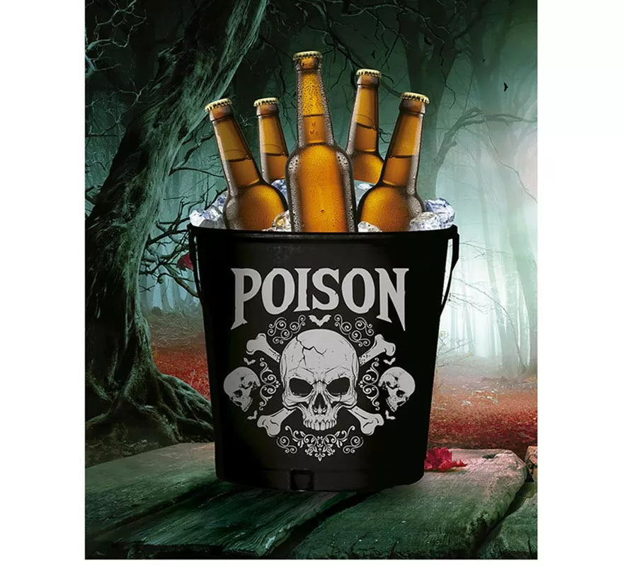 Translation missing: de."Cubo Metal ""Poison"" de 19x23 cm"