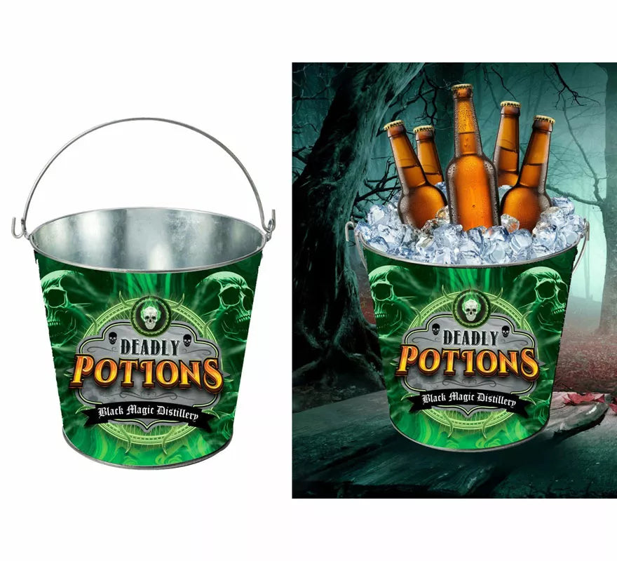Translation missing: de.Cubo Metal Potions verde de 19X23 cm