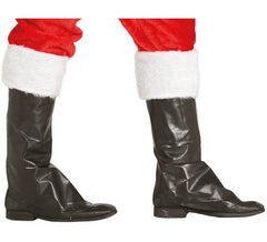 Deckt Sankt schwarze Stiefel ab