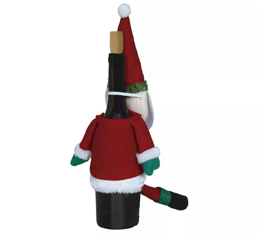 Translation missing: de.Cubre Botellas de Papá Noel sentado de 45 cm