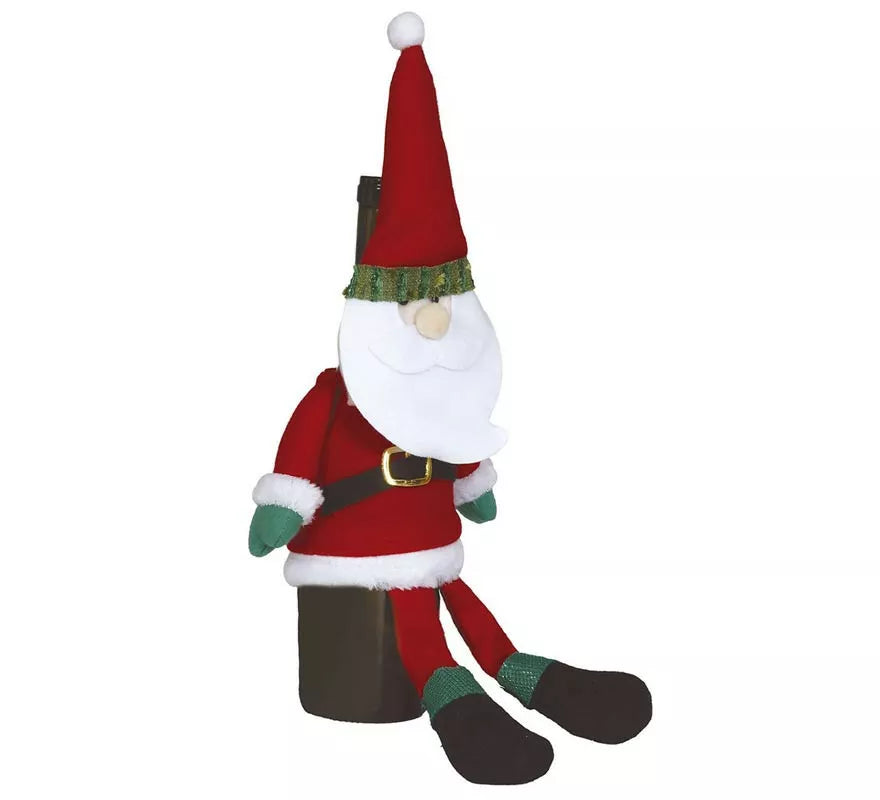 Translation missing: de.Cubre Botellas de Papá Noel sentado de 45 cm