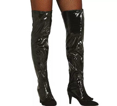 Schwarze Überstiefel für Damen