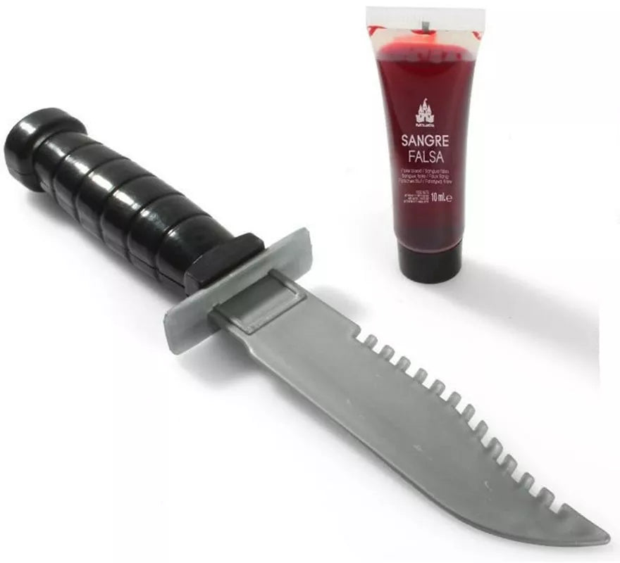 Translation missing: de.Cuchillo de 14 cm con bote de Sangre de 10 ml