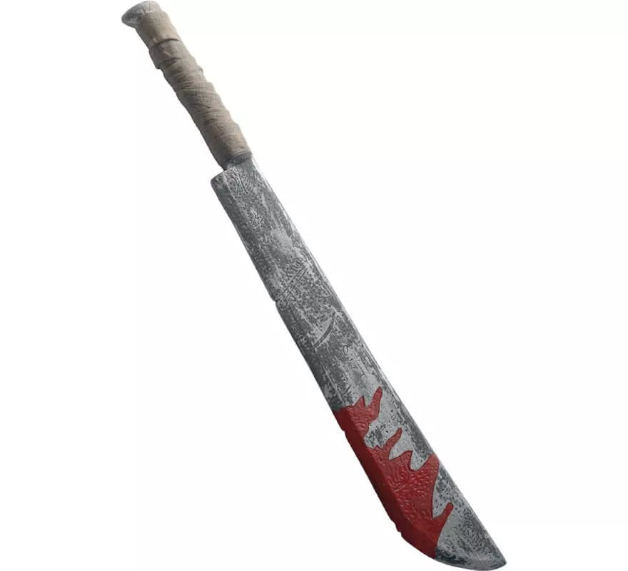 Translation missing: de.Cuchillo largo con manchas de sangre 74cm