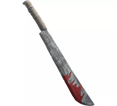 Langes Messer mit Blutflecken 74cm