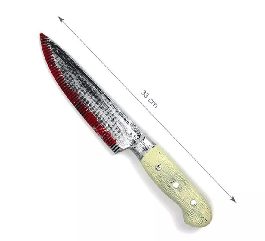 Translation missing: de.Cuchillo Manchado con sangre de 33 cm