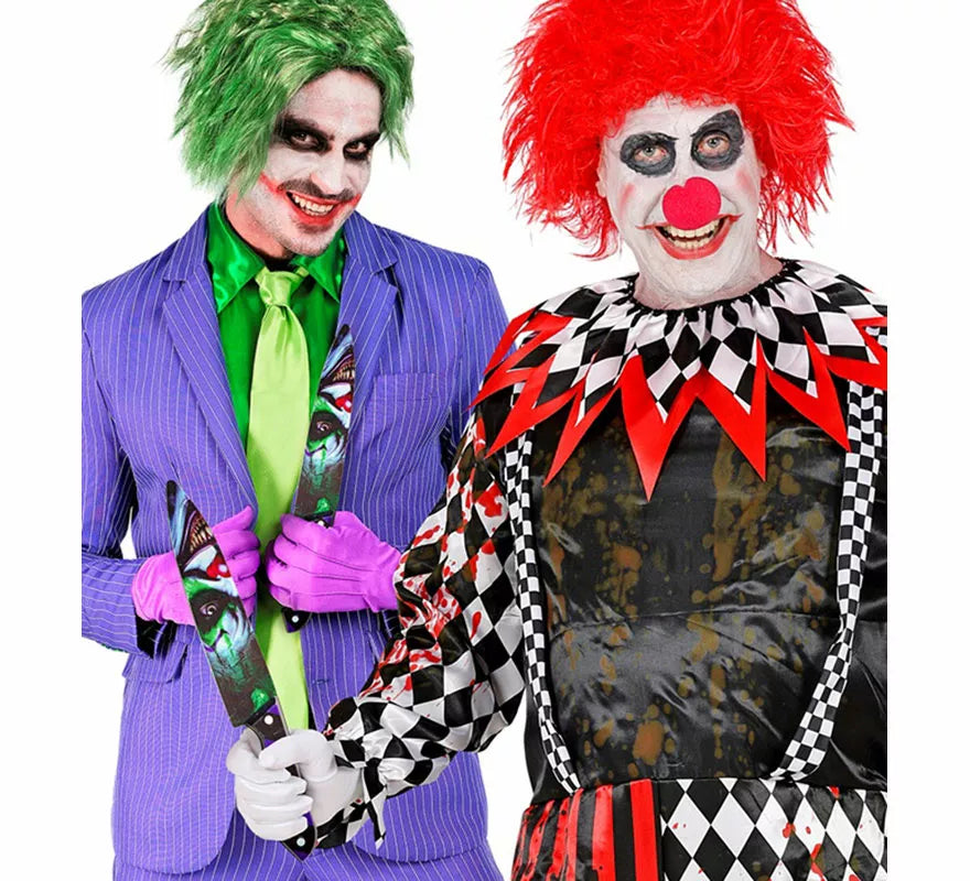 Translation missing: de.Cuchillo Payaso Risueño de 31 cm con diseño en ambas caras