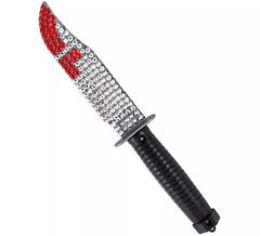 Blutmesser mit Diamanten