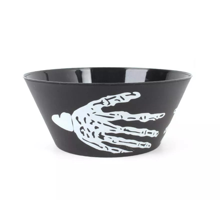 Translation missing: de.Cuenco Mano esqueleto negro de 26x16x11 cm