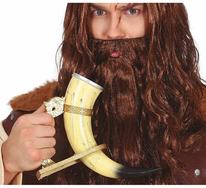 Cuerno de Vikingo con Soporte de 25 cm