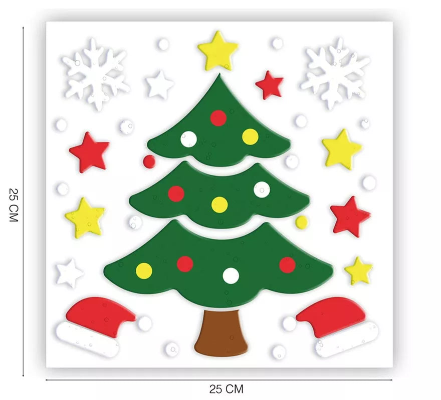 Translation missing: de.Decoración en Gel de Árbol de Navidad de 20x25 cm