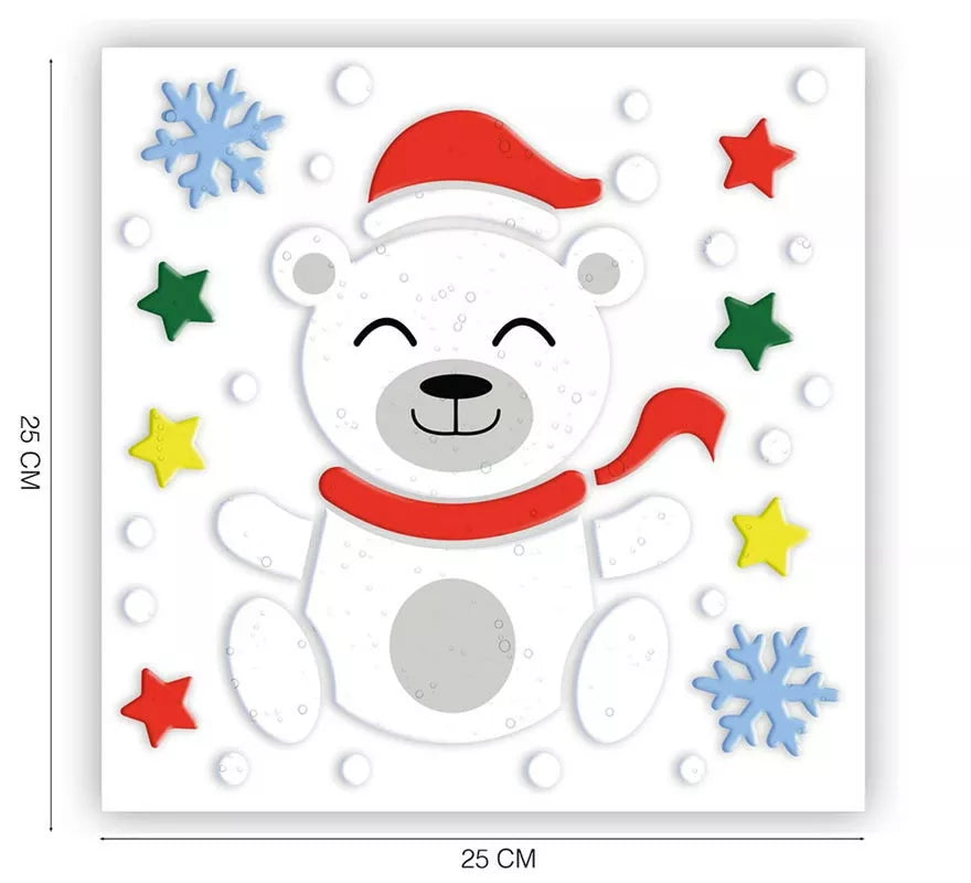 Translation missing: de.Decoración en Gel de Oso Polar de 20x25 cm
