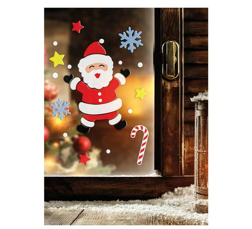 Translation missing: de.Decoración en Gel de Papá Noel de 20x25 cm