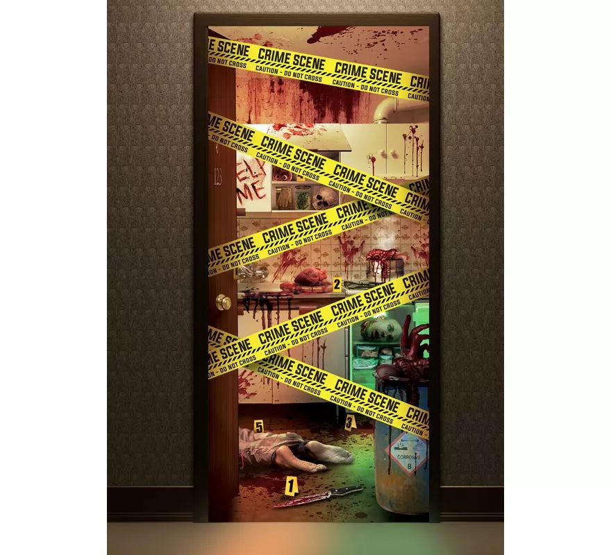 Decoración para Puerta ''Crime Scene'' de 80x180 cm