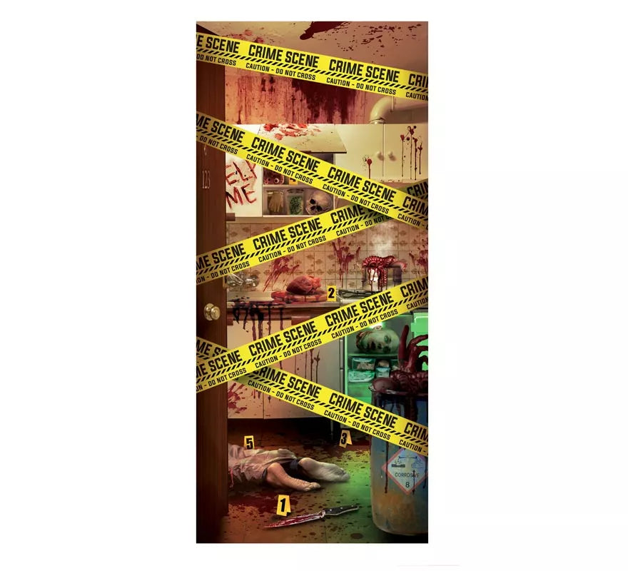 Decoración para Puerta ''Crime Scene'' de 80x180 cm