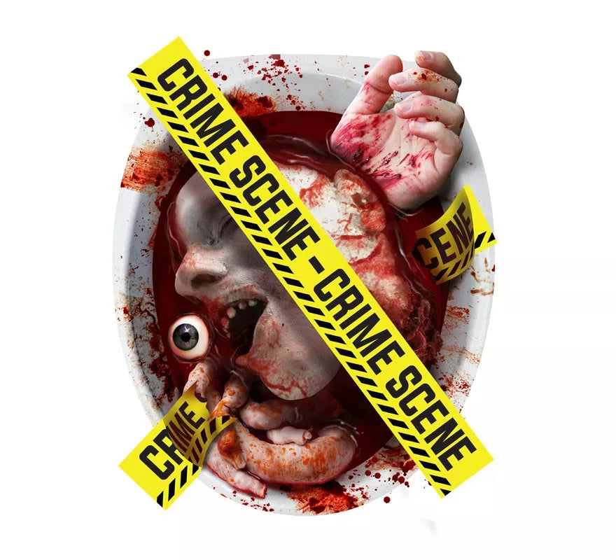 Translation missing: de.Decoración W.C. ''Crime Scene'' de 30x40 cm