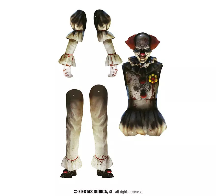 Translation missing: de.Pegatina de Payaso Tenebroso de 180 cm