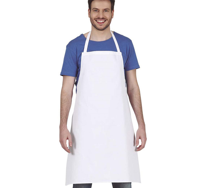 Translation missing: de.Delantal Blanco Cocinero Adulto