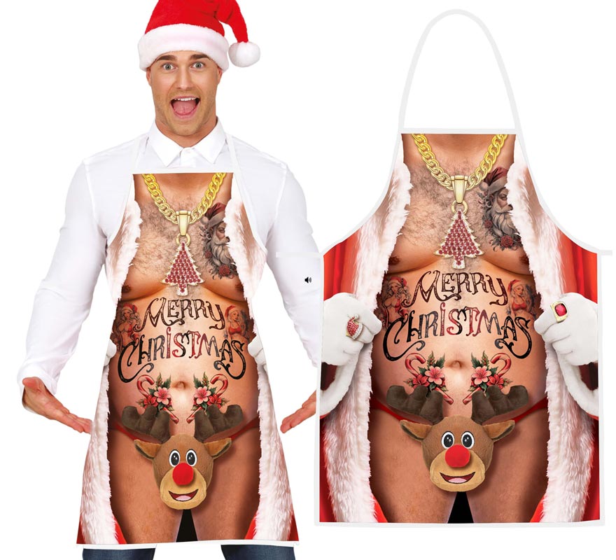 Translation missing: de.Delantal con Reno para Navidad