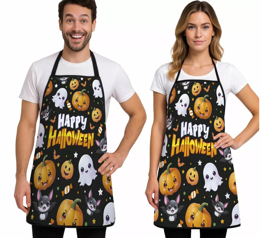 Delantal Happy Halloween para adulto
