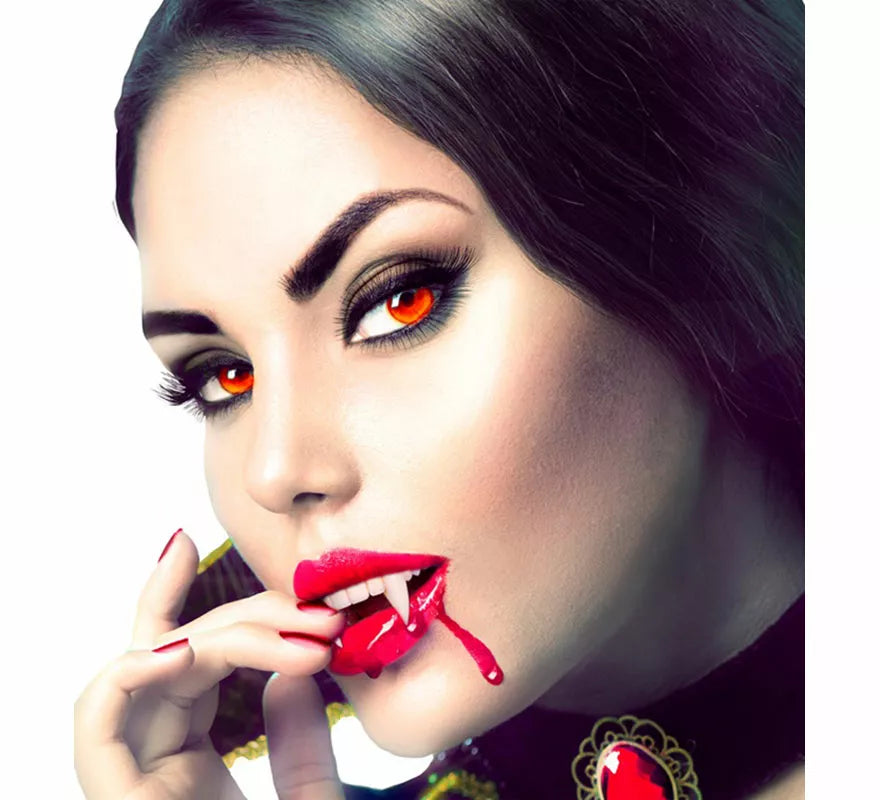 Translation missing: de.Dentadura de Vampiro con 4 Capsulas de Sangre