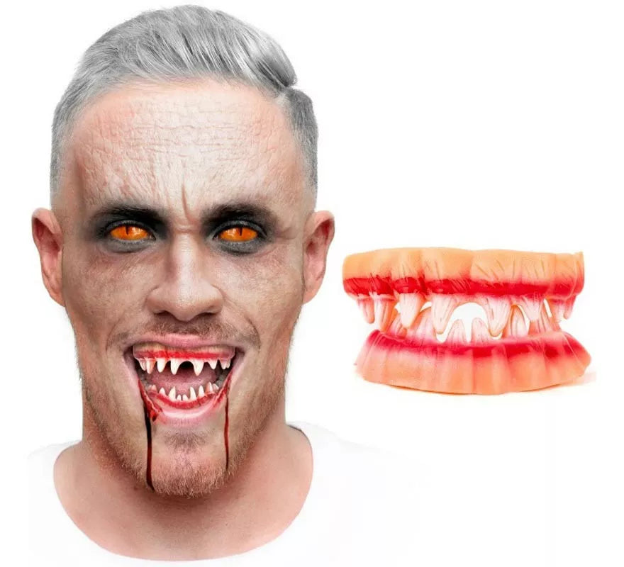 Translation missing: de.Dentadura Doble con Sangre para Vampiros o Zombies