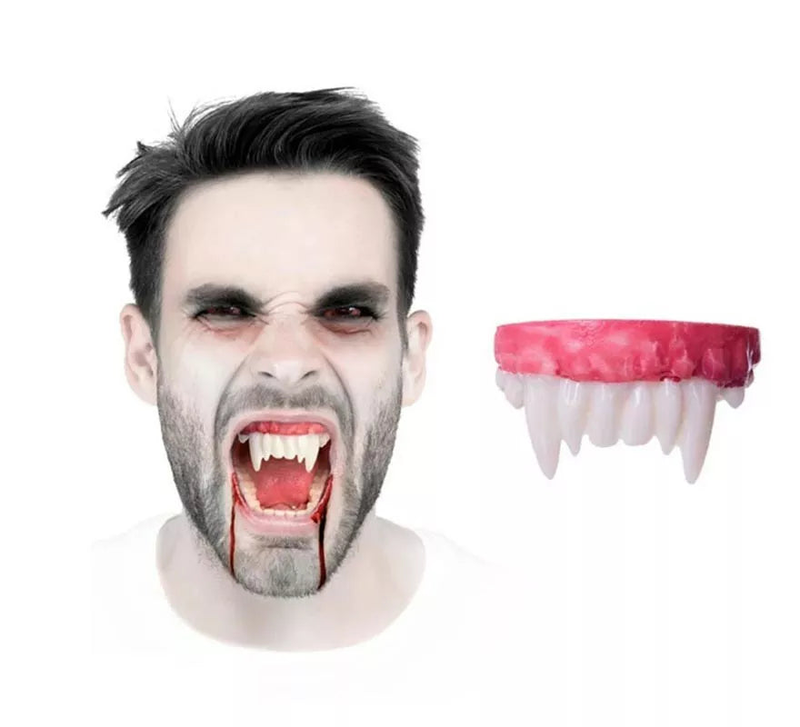 Translation missing: de.Dentadura Vampiro FX con colmillos cortos