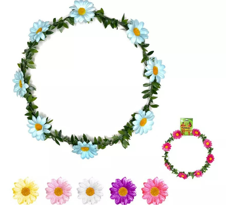 Translation missing: de.Diadema Aro Margaritas de 18 cm de diámetro en colores surtidos