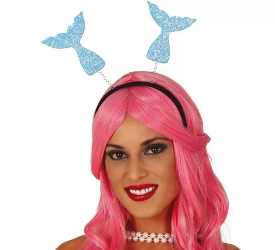 Translation missing: de.Diadema con Colas de Sirena Azul