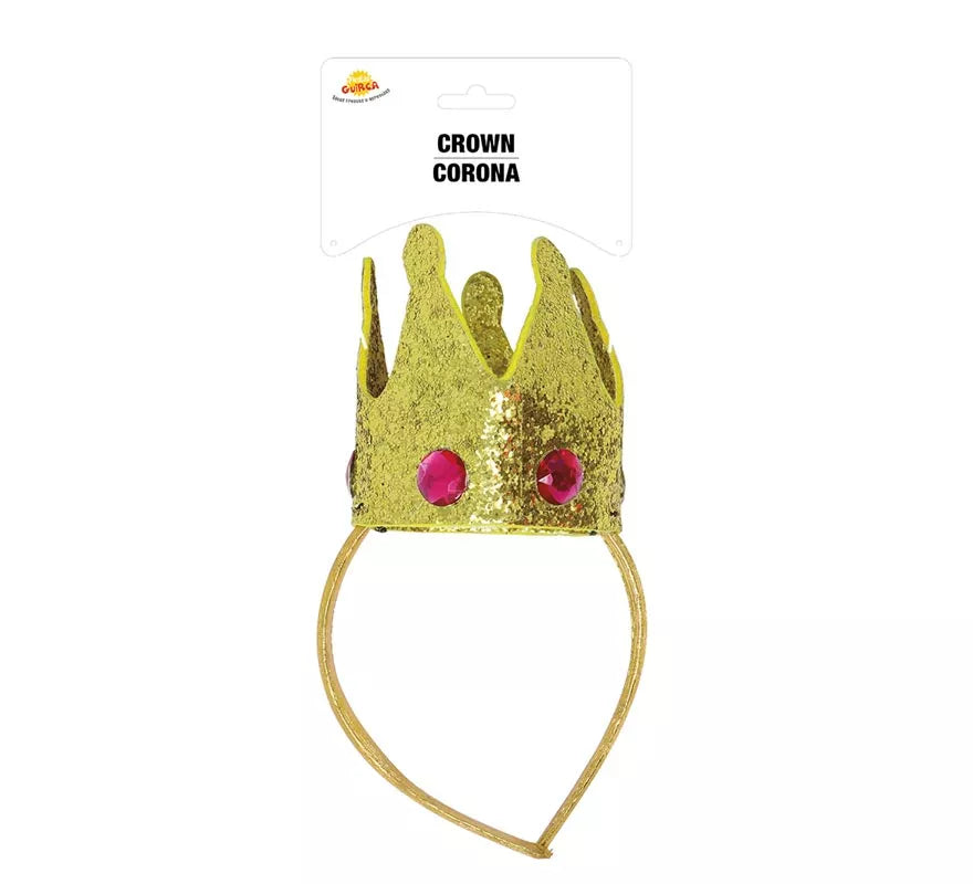 Translation missing: de.Diadema con Corona Dorada