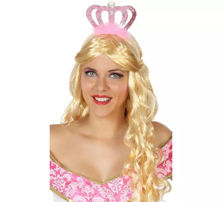 Translation missing: de.Diadema con Corona Rosa y Marabú