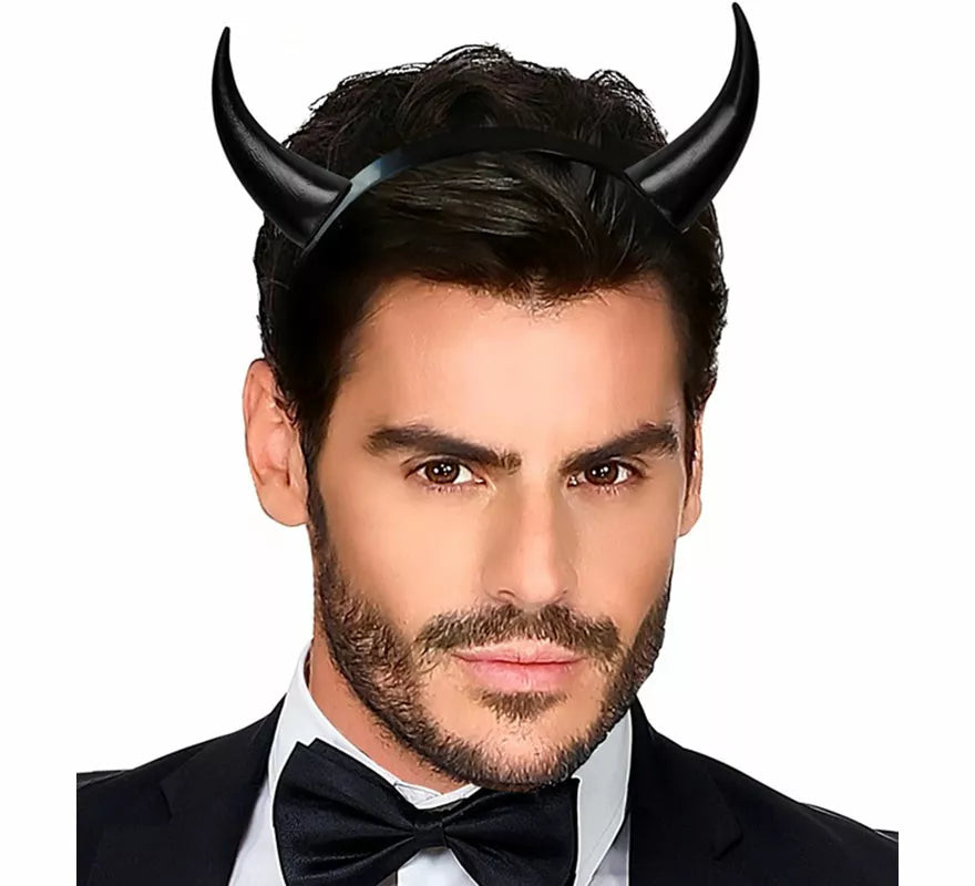 Diadema con Cuernos de Diablo en varios colores