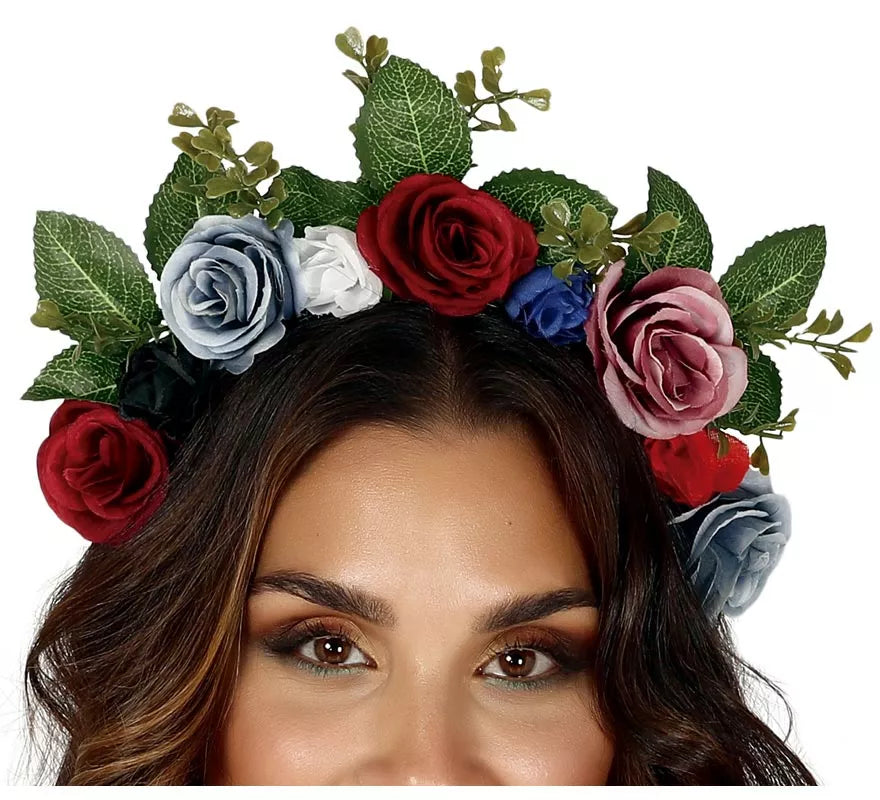 Translation missing: de.Diadema con Flores y Hojas