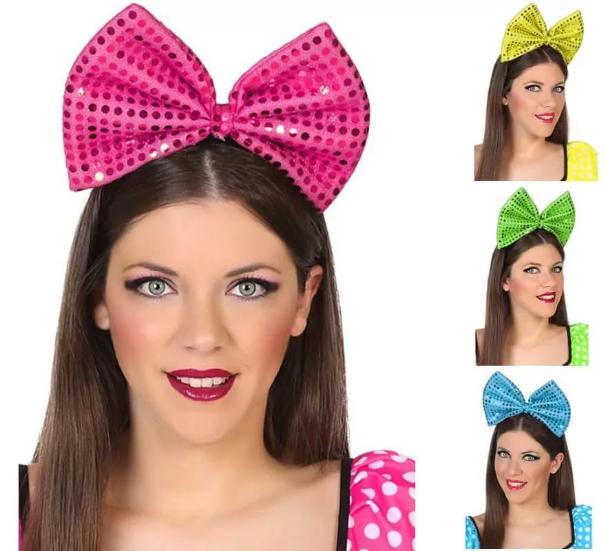 Translation missing: de.Diadema con Lazo y Lentejuelas en 4 colores