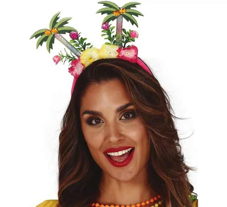 Translation missing: de.Diadema con Palmeras y Flores