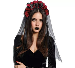Gothic Schleier Stirnband