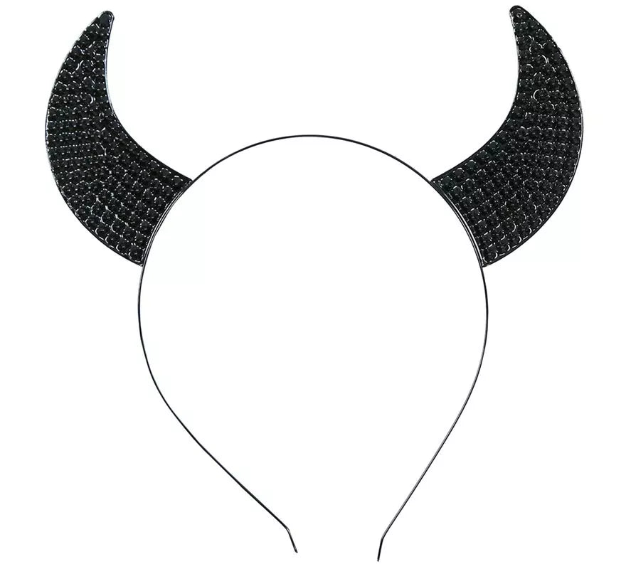Translation missing: de.Diadema Cuerno con Brillantes rojos Metálica