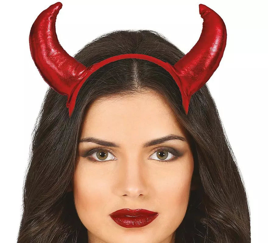 Translation missing: de.Diadema Cuernos Demonio roja