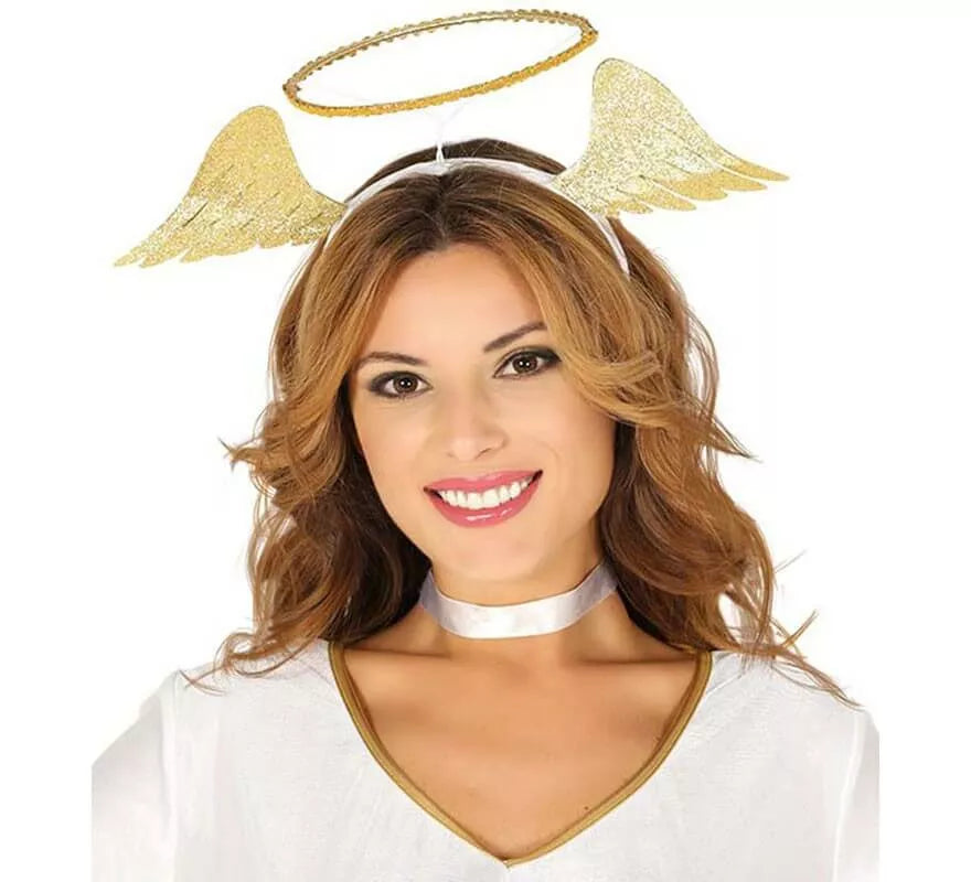 Translation missing: de.Diadema de Ángel con Alas y Halo