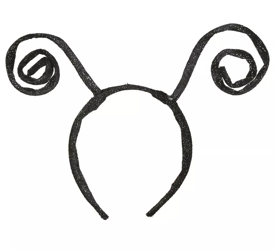 Diadema de Antenas de Insecto Negras