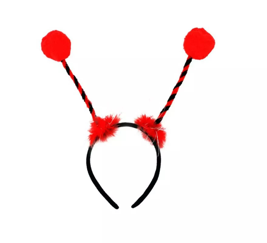 Translation missing: de.Diadema de Antenas de Mariquita rojo