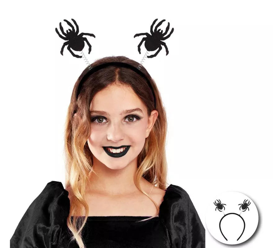 Translation missing: de.Diadema de Araña negras infantil