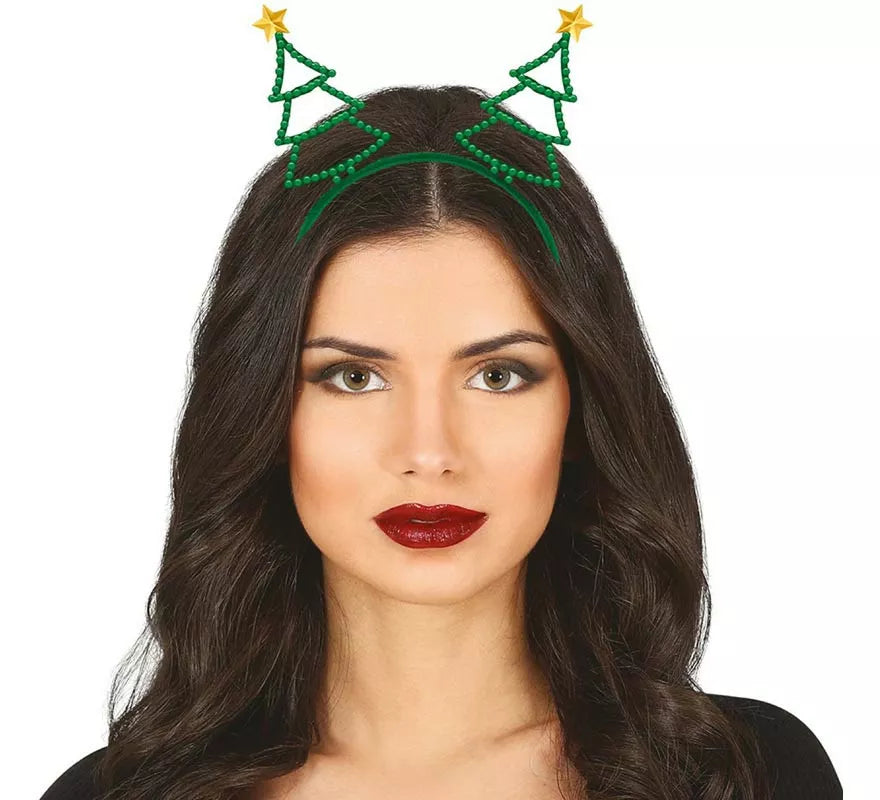 Translation missing: de.Diadema de Árbol de Navidad de borde metálico