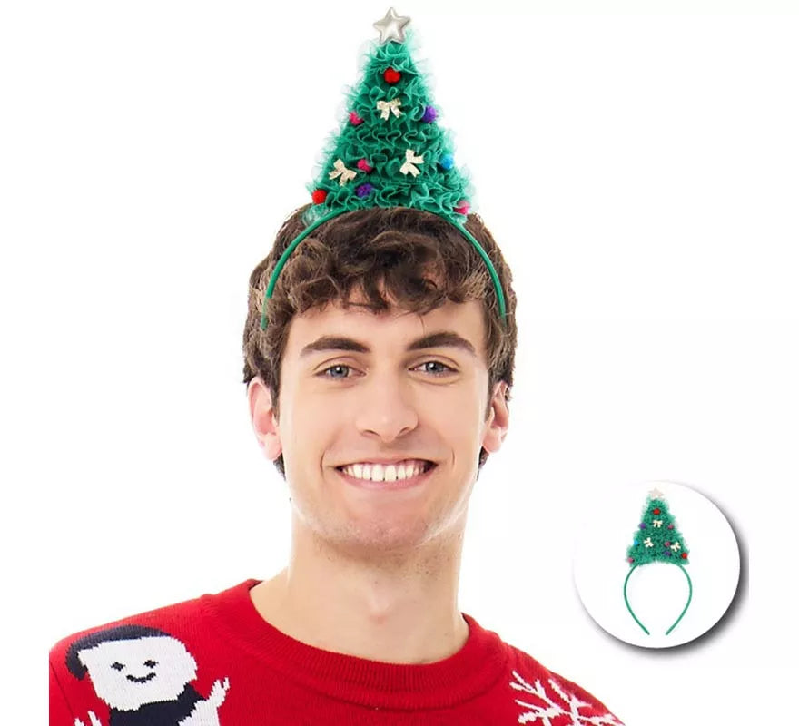 Translation missing: de.Diadema de Árbol Navideño con tul