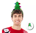 Diadema de Árbol Navideño estrella plateada