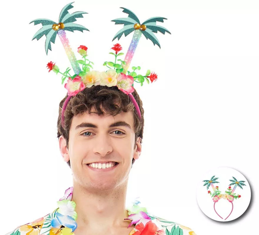Translation missing: de.Diadema de Árboles Coco Floral
