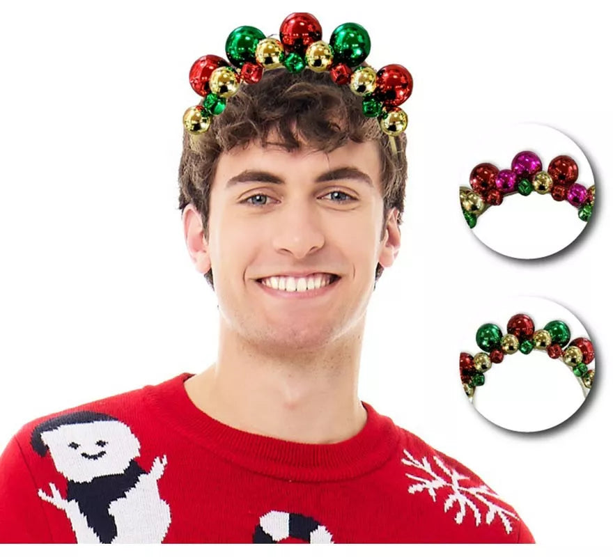 Translation missing: de.Diadema de Bolas Navideñas en colores surtidos