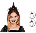 Diadema de Bruja con lazo en colores surtidos infantil